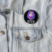 Ich werde mich für dich an Alzheimer-Gehirnerkrank Button (Beispiel)
