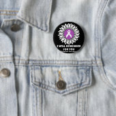 Ich werde mich für dich an die Sonnenblume Heimerh Button (Beispiel)