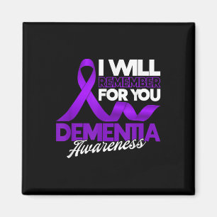 Ich werde mich für Sie Demenz Awareness-Band Magnet