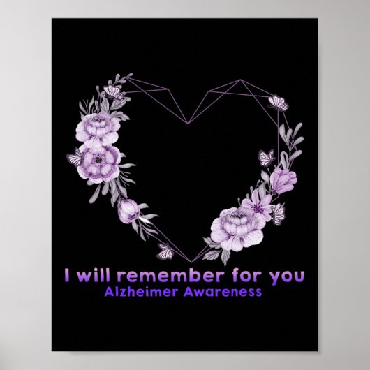 Ich werde mich für Sie erinnern Blume Mutter Poster (Vorne)