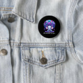 Ich werde mich für Sie Violetter Elefant Heimerhei Button (Beispiel)