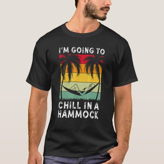 Ich werde mich in einem Urlaub in der Hängematte e T-Shirt (Vorderseite)