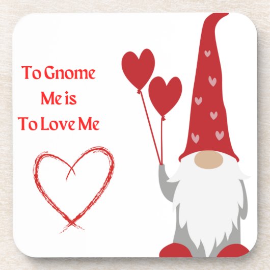 Ich werde mich mit einem Valentingenom Liebe mache Getränkeuntersetzer (Vorderseite)