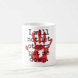 Ich werde mich nicht von anderen Gelassen - inspir Kaffeetasse