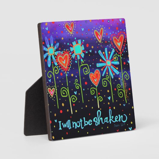 Ich werde mich nicht von den blutigen Herzen inspi Fotoplatte (Vorderseite)