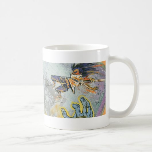 "Ich werde mich selbst verteidigen" Tasse (Rechts)