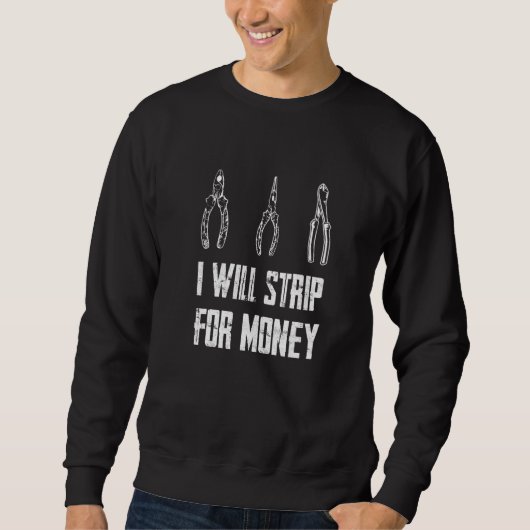 Ich werde mich um Geld streiten Sweatshirt (Vorderseite)