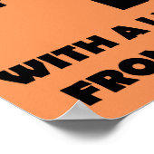 Ich werde mit ein wenig Hilfe von meinen Freunden Poster (Ecke)