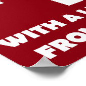 Ich werde mit ein wenig Hilfe von meinen Freunden Poster (Ecke)