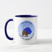 Ich werde mit einem Buch unter einer Decke sein Tasse (Links)