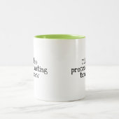 Ich werde morgen aufhören, aufzuschieben zweifarbige tasse (Mittel)