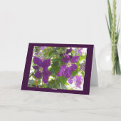 Ich werde mutig sein..Mama Feiertagskarte (Rückseite)