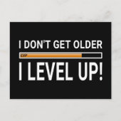 Ich werde nicht älter - ich werde besser! postkarte (Vorderseite)