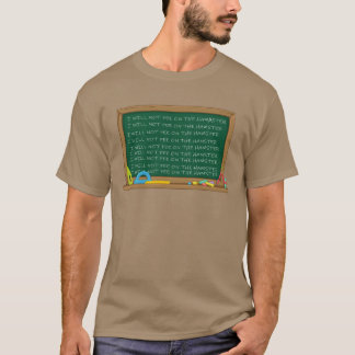 Ich werde nicht auf den Hamster urinieren T-Shirt