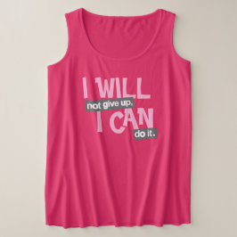 Ich werde nicht aufgeben, positive pink Damen T -  Tri-Blend Shirt
