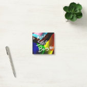 Ich werde nicht aufhören, ich zu sein Post-it Klebezettel (Büro)