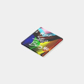 Ich werde nicht aufhören, ich zu sein Post-it Klebezettel (angewinkelt)