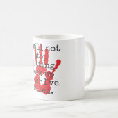 Ich werde nicht aufhören, wieder aufzustehen - Ins Kaffeetasse (VorderseiteRechts)