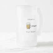 Ich werde nicht Betrunken, ich bekomme Awsome Mattglas Bierglas (VorderseiteRechts)