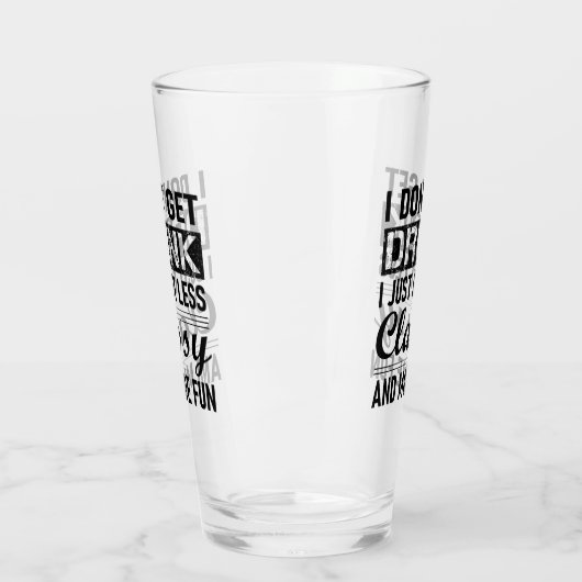 Ich werde nicht betrunken, ich werde einfach wenig glas (Links)