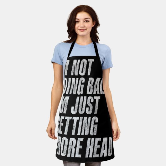 Ich werde nicht blass, ich werde nur mehr Kopf Schürze (Getragen)