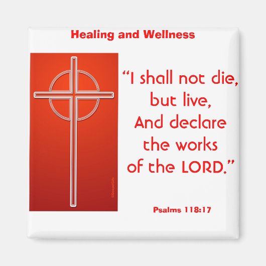 Ich werde nicht die, sondern leben magnet (Vorne)