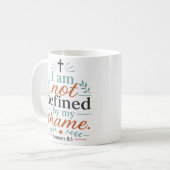 Ich werde nicht durch meine Scham definiert Christ Kaffeetasse (Vorderseite Links)