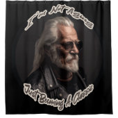 Ich werde nicht einfach nur ein Klassiker Duschvorhang (Vorderseite)