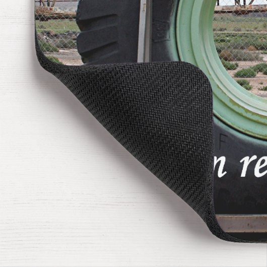 Ich werde nicht, ich werde wieder beschritten mousepad (Ecke)