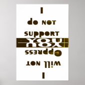 Ich werde nicht... poster (Vorne)