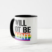 Ich werde nicht schweigen tasse (Vorderseite Links)