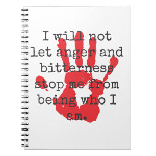 Ich werde nicht Wut und Bitterkeit Gelassen - Insp Notizblock