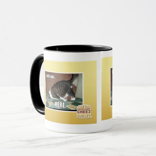 Ich werde Nickerchen hier Tasse (Vorderseite Links)