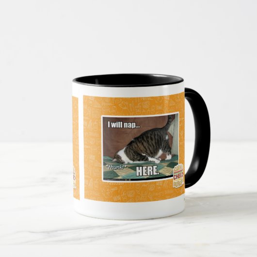 Ich werde Nickerchen hier Tasse (VorderseiteRechts)