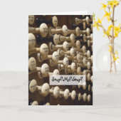 "Ich werde nie aufhören, dich zu lieben" Orgelkart Karte (Gelbe Blume)