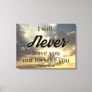 Ich werde nie aufhören, zu drucken leinwanddruck