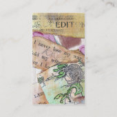 Ich werde nie meinen Weg verlieren Visitenkarte (Rückseite)