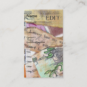 Ich werde nie meinen Weg verlieren Visitenkarte