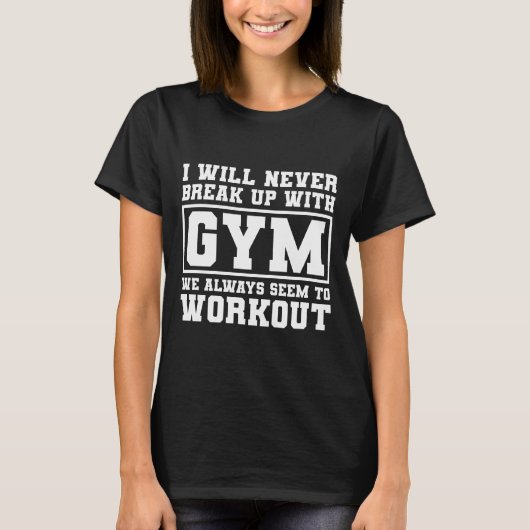 Ich werde nie mit einem gymnastischen, lustigen Fi T-Shirt (Vorderseite)