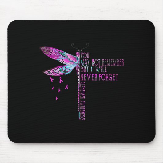 Ich werde nie vergessen Heimerheimer-Bewusstsein M Mousepad (Vorne)