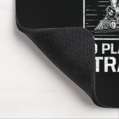 Ich werde nie zu alt sein, um mit Zügen zu spielen Mousepad (Ecke)