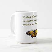 Ich werde niemanden zulassen kaffeetasse (Vorderseite Links)