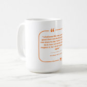 Ich werde nur einmal diesen Weg gehen Kaffeetasse (Vorderseite Links)
