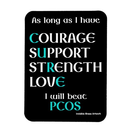 Ich werde PCOS Magnet schlagen (Vertikal)