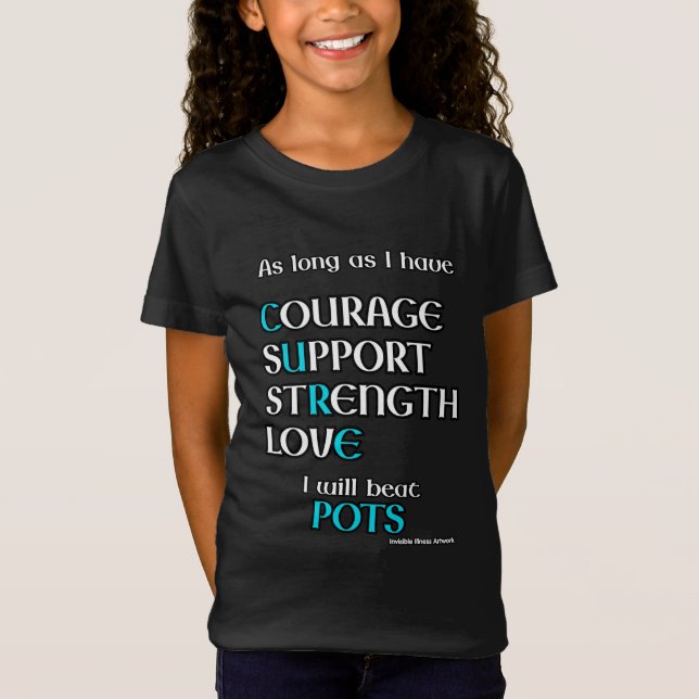Ich werde ... POTS schlagen T-Shirt (Vorderseite)
