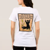 Ich werde pünktlich studieren Tri-Blend shirt (Rückseite)