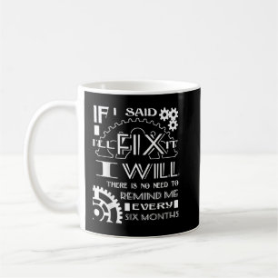 Ich werde schon Es ist nicht nötig, mich alle sech Kaffeetasse