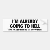 Ich werde schon heilen autoaufkleber (Vorne)