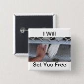 Ich werde Set, das Sie frei knöpfen Button (Vorne & Hinten)
