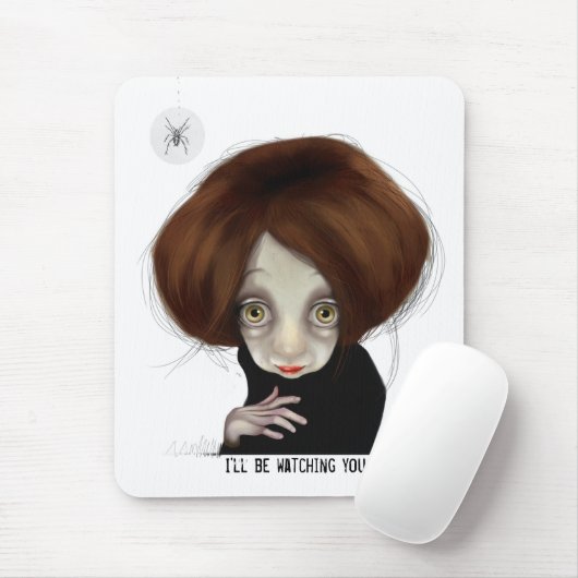 Ich werde Sie aufpassen Mousepad (Mit Mouse)